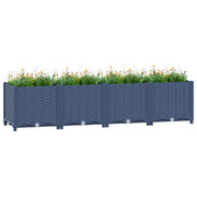 Fioriera Rialzata-Vaso da Esterno-Fioriera Elevata 160x40x38 cm in Polipropilene 289873