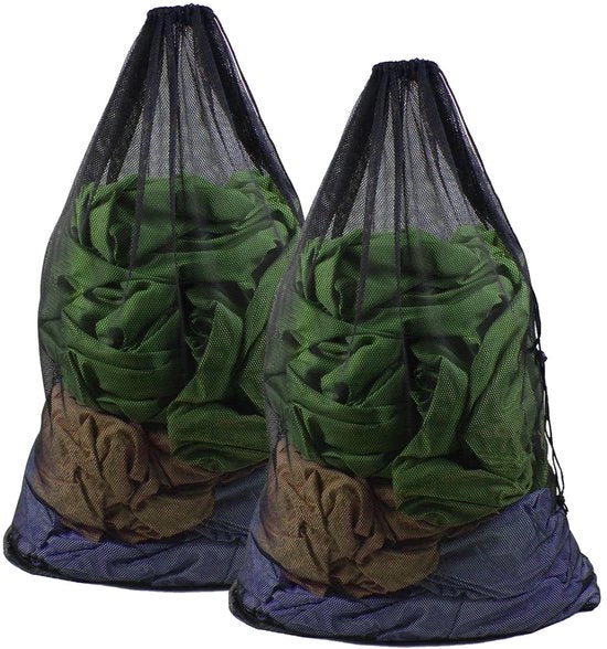 Sacchetto per lavatrice a protezione per abiti e coperte, 60x90cm, reutilizzabile, impermeabile, per un uso duraturo.