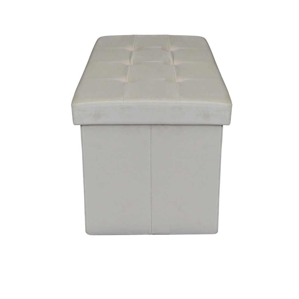 Pouf contenitore in velluto -  MARCUS