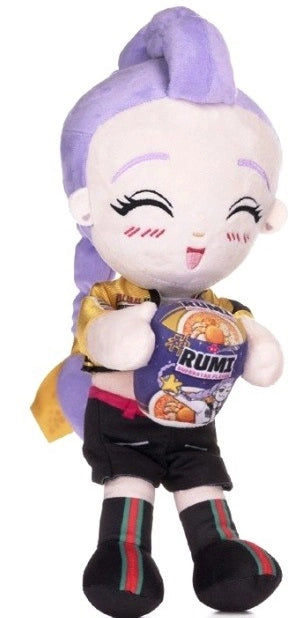Peluche K Pop Demon Hunters Rumi 35 cm bambola ufficiale dell`idolo coreano, figura morbidae abbracciabile, collezione K