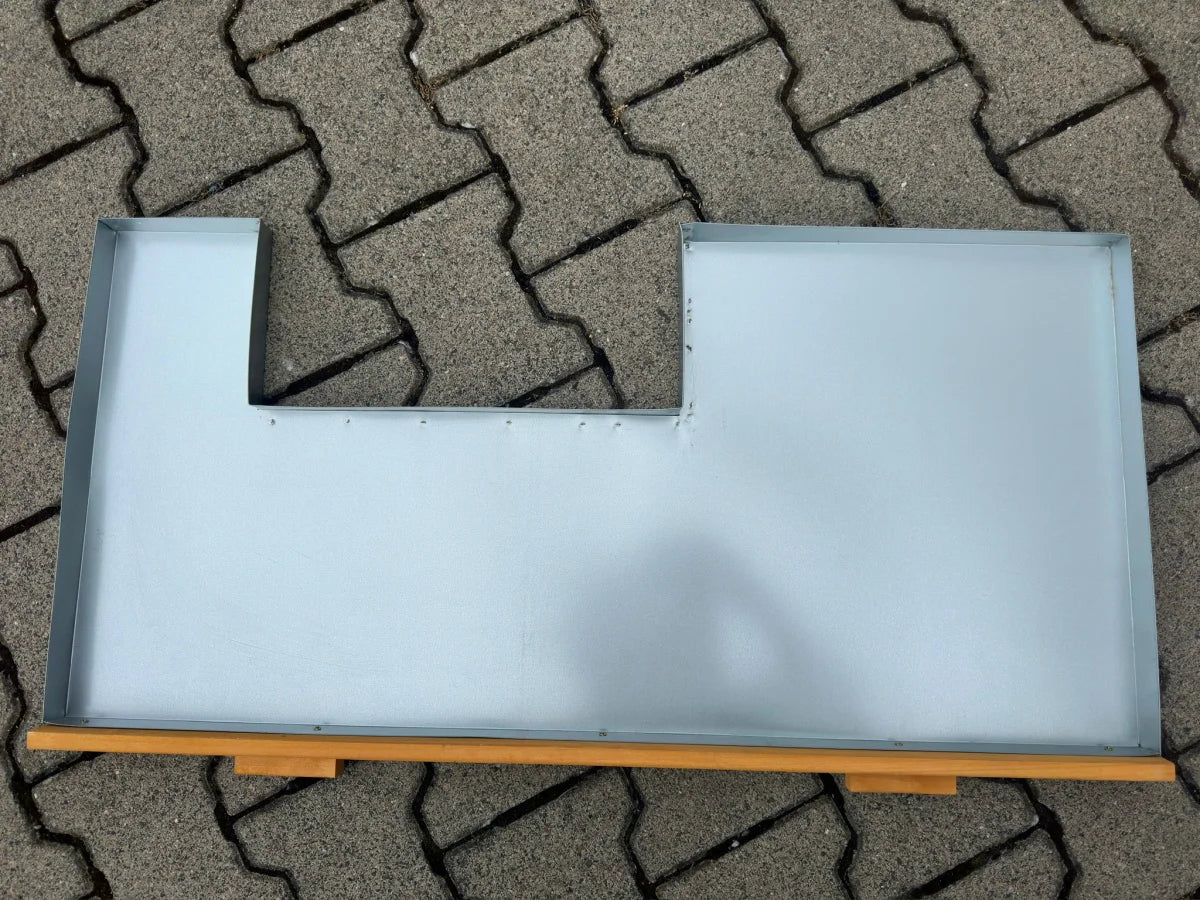 Vasca di zinco singola per conigliera 10018