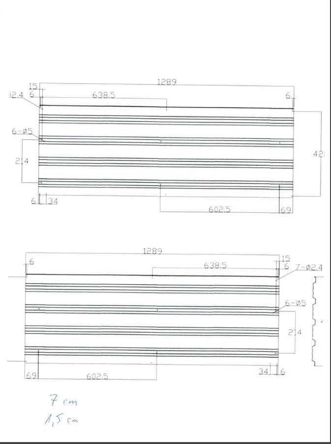 Set di 24 fogli trapezoidali, antracite