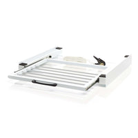 Kit sovrapposizione lavatrice asciugatrice max 150 kg con ripiano a barre estraibile