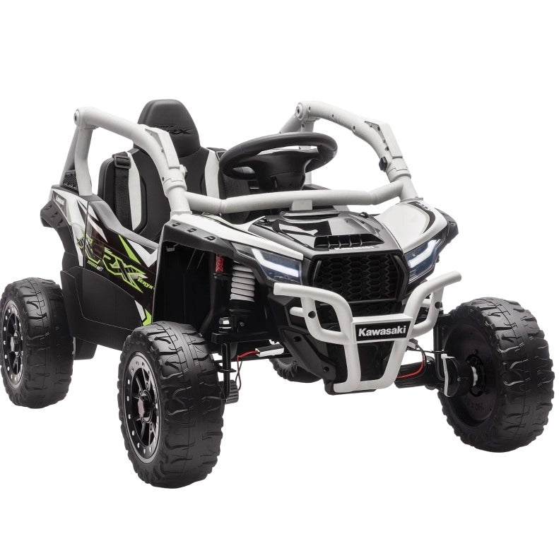 VEICOLO ELETTRICO per bambini 12 V Grigio con telecomando e LED