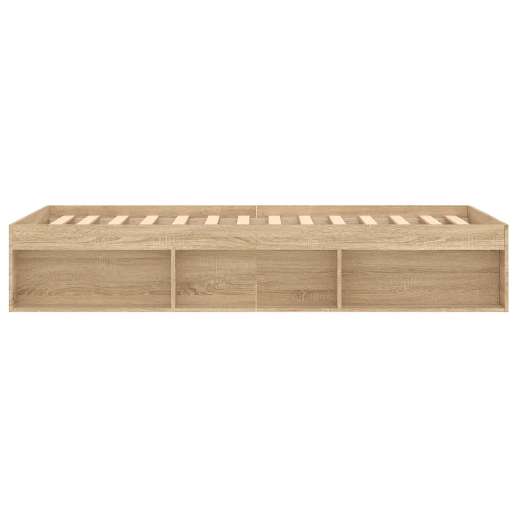 Letto singolo | Letto per adulti | Giroletto Rovere Sonoma 90x200 cm
