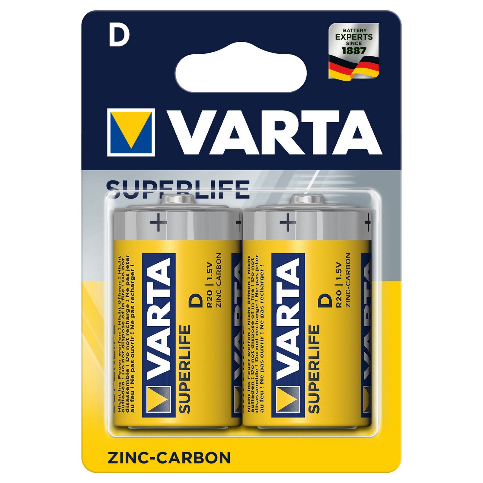 12blister varta superlife zinco torcia blister 2pz cod:ferx.99114