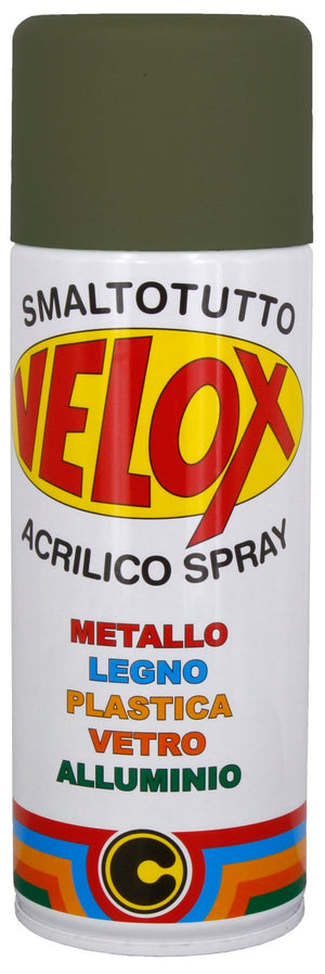 velox spray acrilico verde militare opaco/scuro ral 6003 cod:ferx.99116
