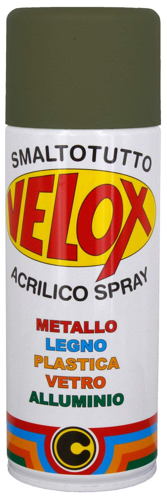velox spray acrilico verde militare opaco/scuro ral 6003 cod:ferx.99116