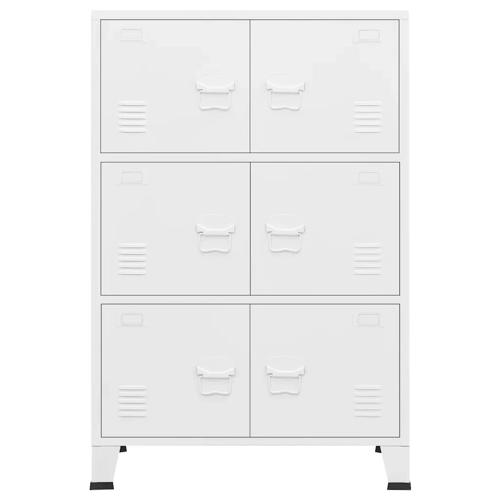 Armadio Classificatore Industriale Bianco 75x40x115 cm Metallo cod mxl 46345