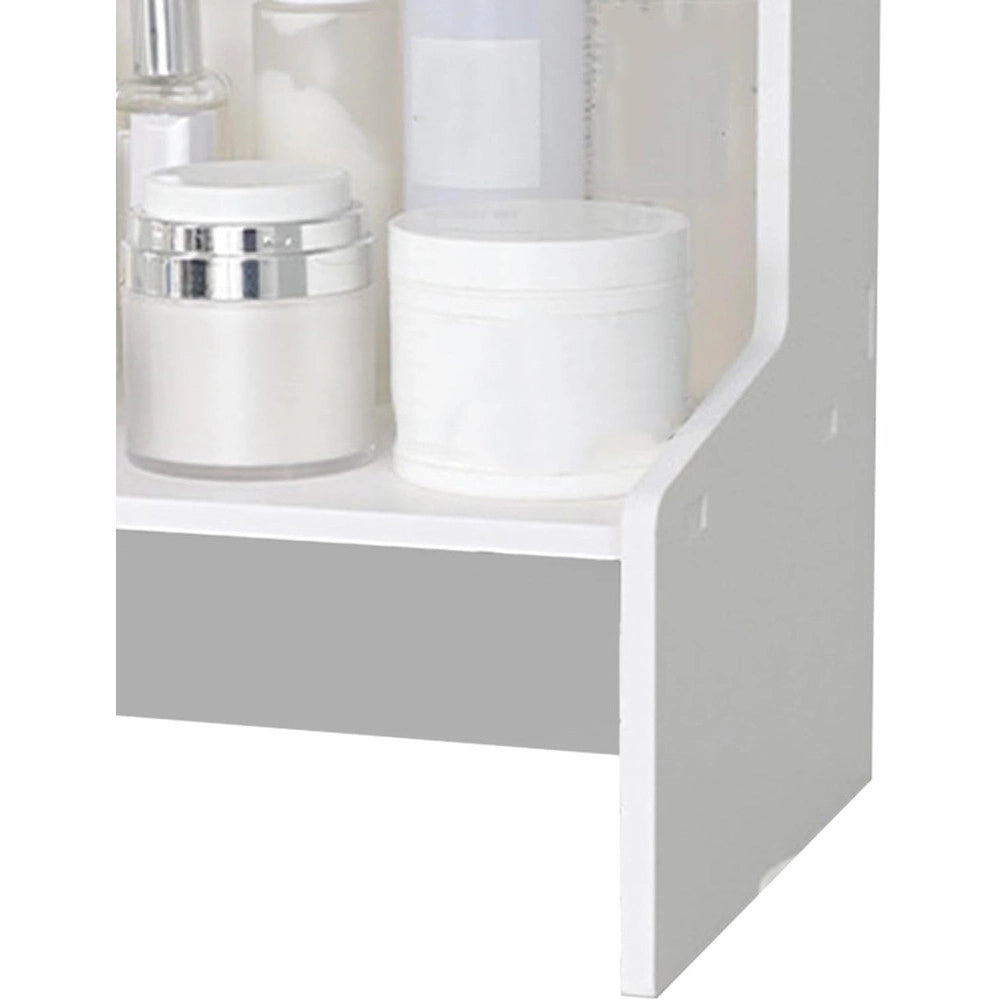 Trade Shop - Espositore Da Tavolo In Legno Scaffale Multistrato Per Cosmetici Organizzatore -