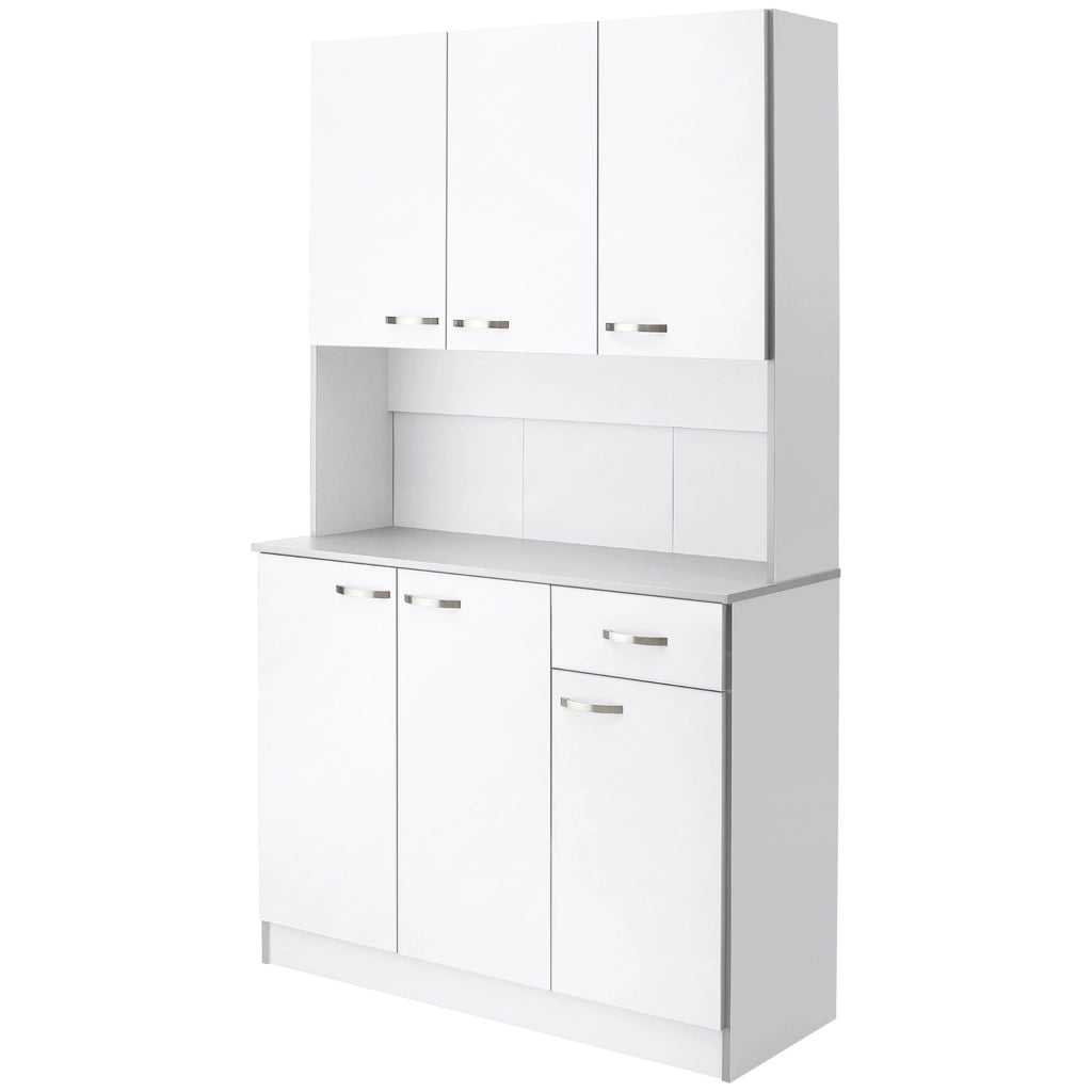 Buffet credenza ¨C zephmum ¨C multiuso 6 ante 1 cassetto ripiani