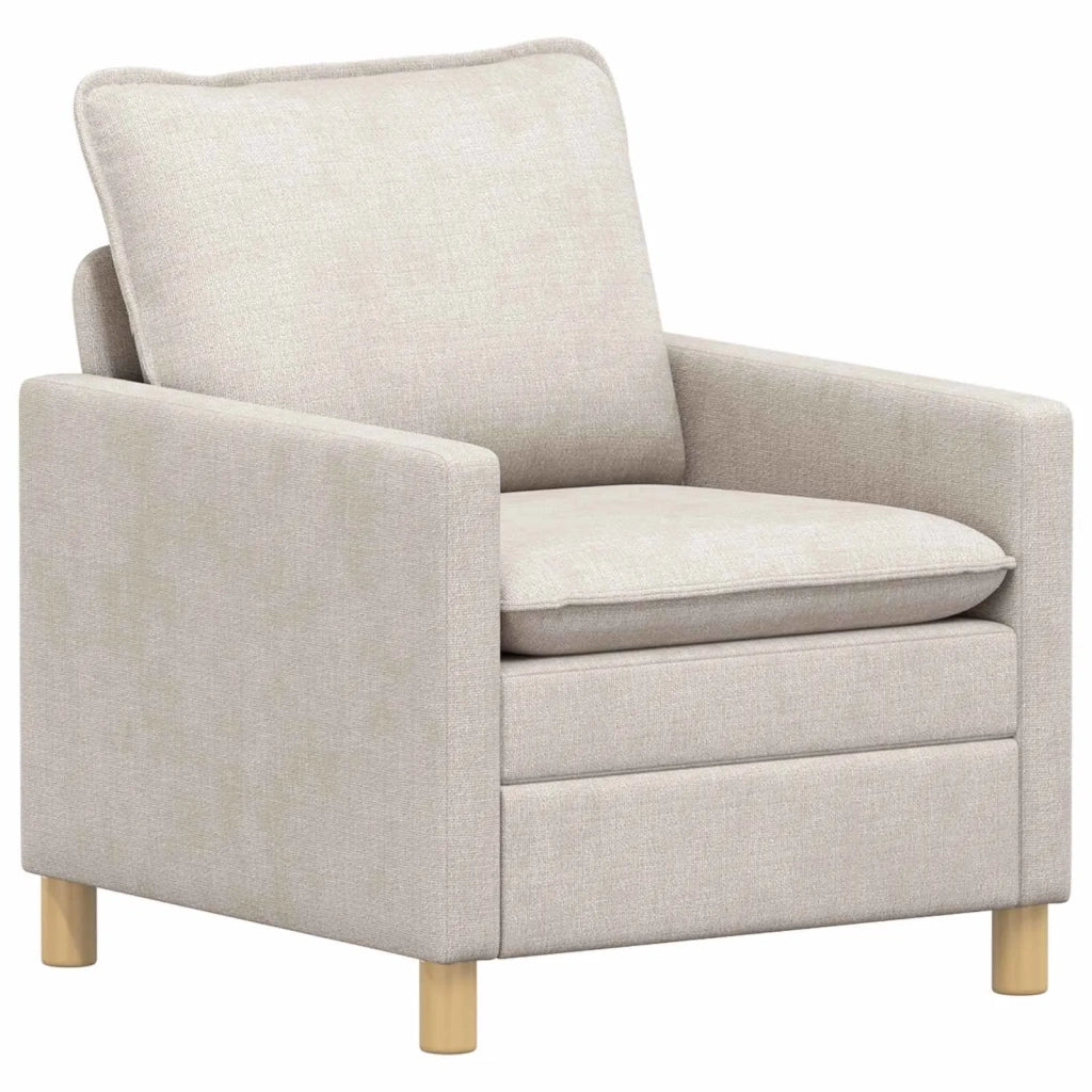 Set di divani 2 pcs Crema Poliestere 3417088