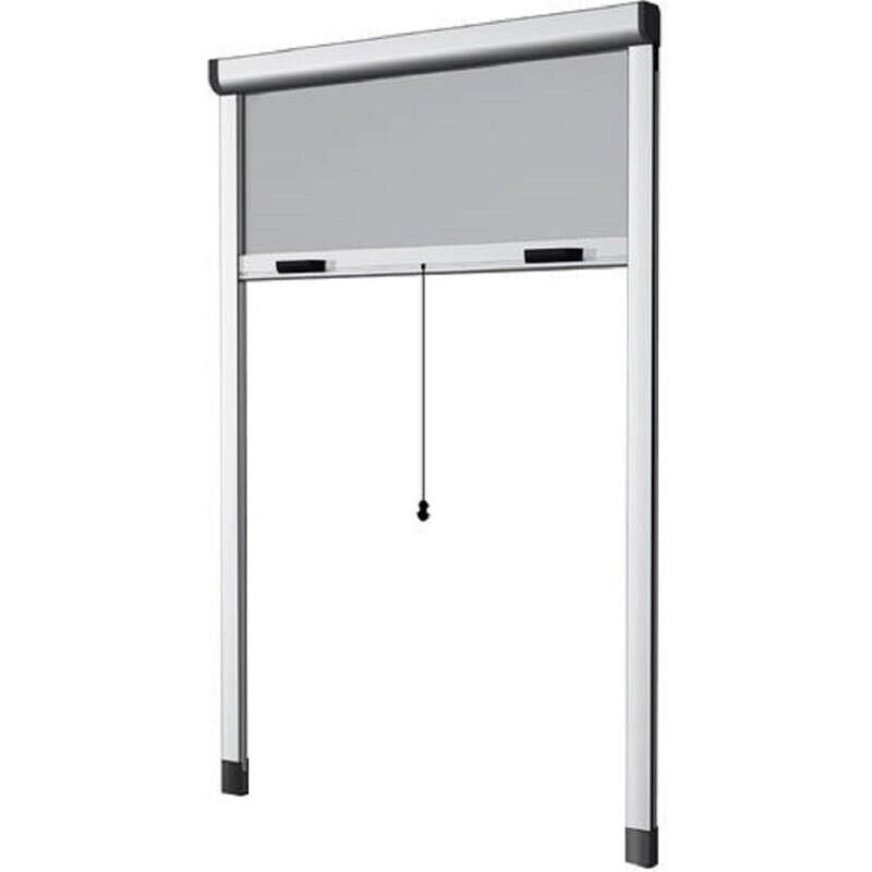 ZANZARIERA VERTICALE RIDUCIBILE A RULLO 120 X 250 CM BRONZO