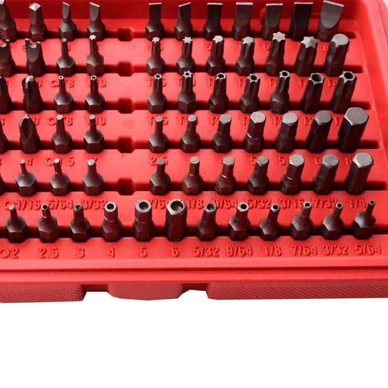 Kit 100 Inserti Giravite Cacciavite punte Trapano Avvitatore 100 Pezzi  70730