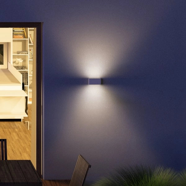 Lampada applique TORINO da parete bianco  230V LED 2x5W IP54  3000K