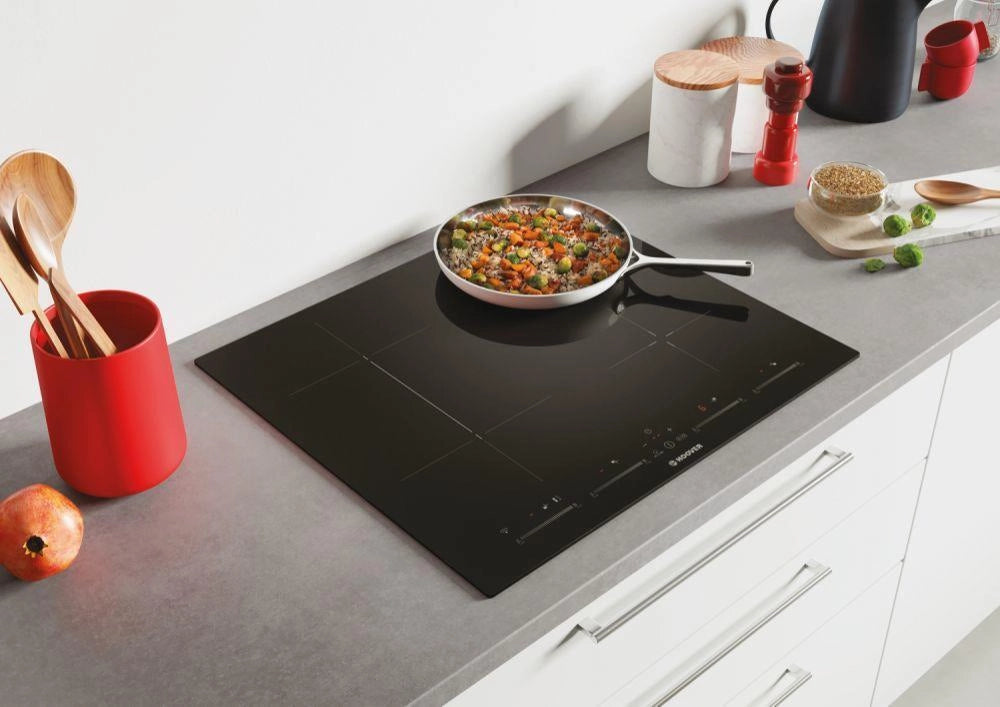 Hoover H-HOB 500 INDUCTION HTPS64MCTTWIFI Nero Da incasso 59 cm Piano cottura a induzione 4 Fornello(i)