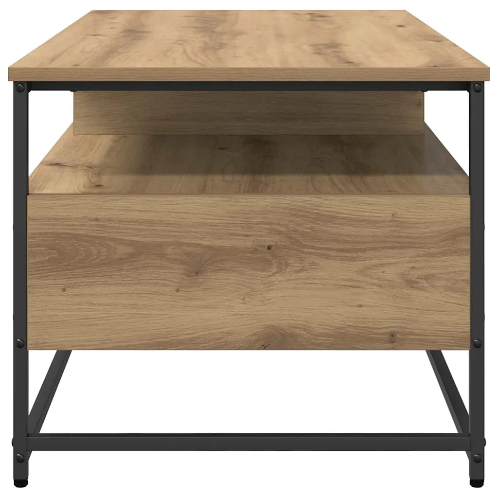 Tavolino da Salotto-Tavolino da soggiorno-Tavolo Rovere artigianale 100 x 51 x 45 cm 750631
