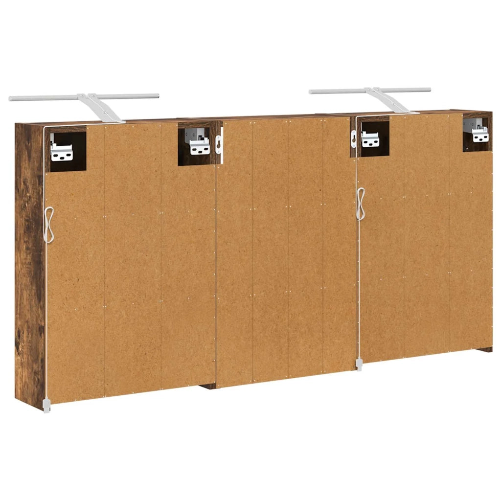 Set di Armadi da Bagno con lo scaffale 3 pcs 126 x 16 x 62.5 cm 3403836