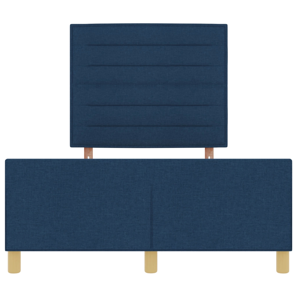 Letto in tessuto blu  140x200 cm