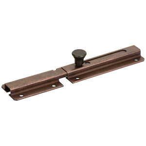 catenacciolo orizzontale ferro bronzato mm. 200 cod:ferx.99141