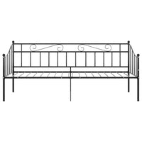 Divano Letto Telaio Nero in Metallo 90x200 cm cod mxl 61212