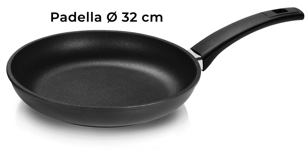 Batteria di Pentole 7 Pezzi in Alluminio Pressofuso Antiaderente Olympia Supreme Big