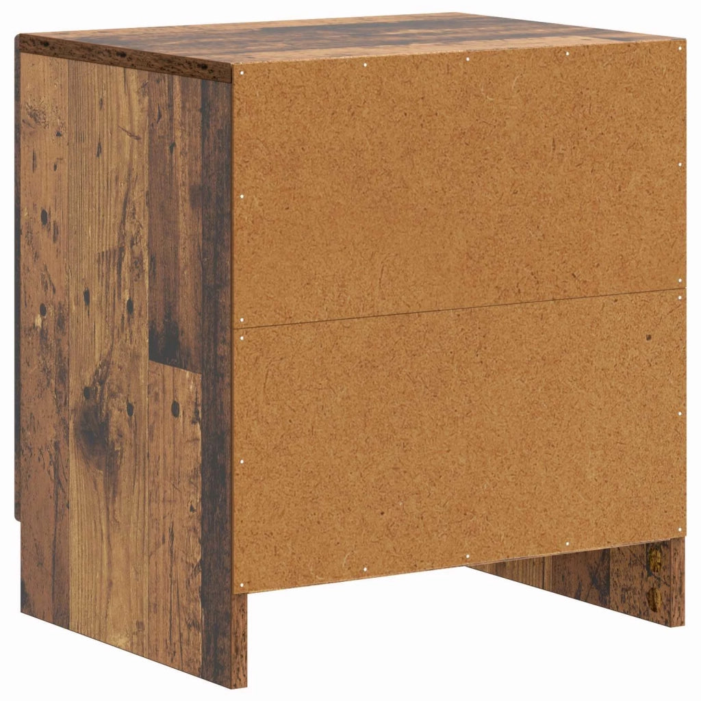 Armadio da Notte 2 pcs Legno antico 43 x 34,5 x 47 cm 895732