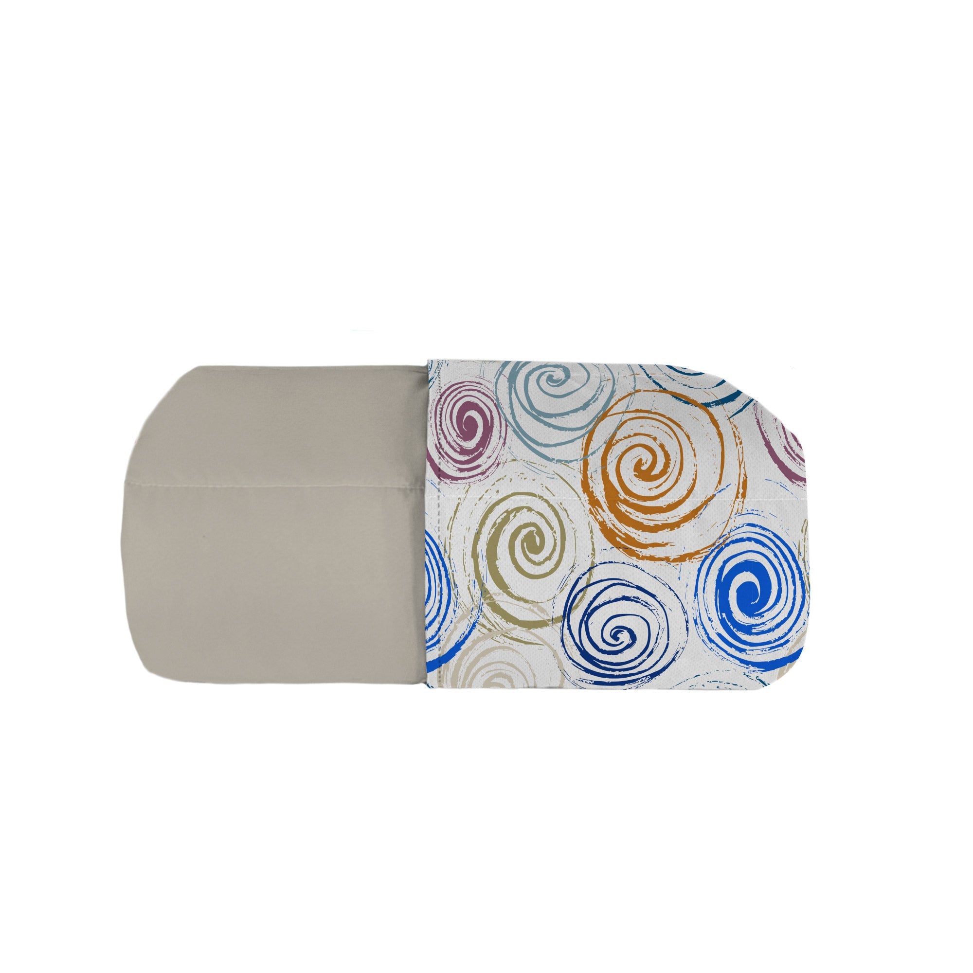 Trapuntino Matrimoniale 100gr con Stampa in Microfibra Spirals