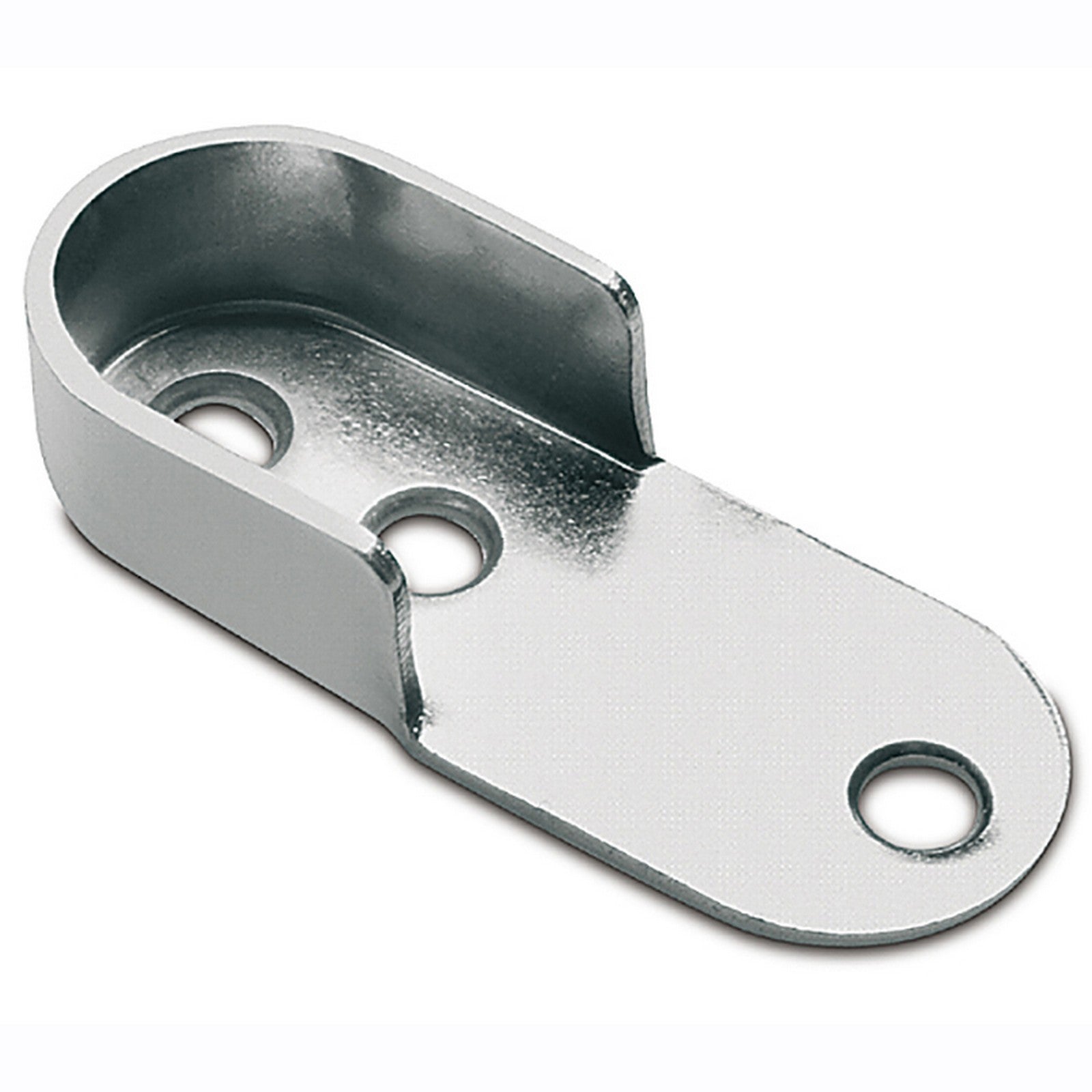 supporto laterale per tubo ovale cromato cod:ferx.99150