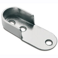 supporto laterale per tubo ovale cromato cod:ferx.99150