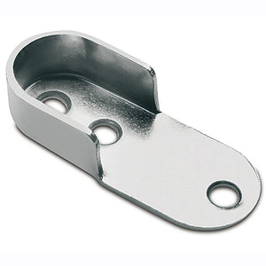 supporto laterale per tubo ovale cromato cod:ferx.99150