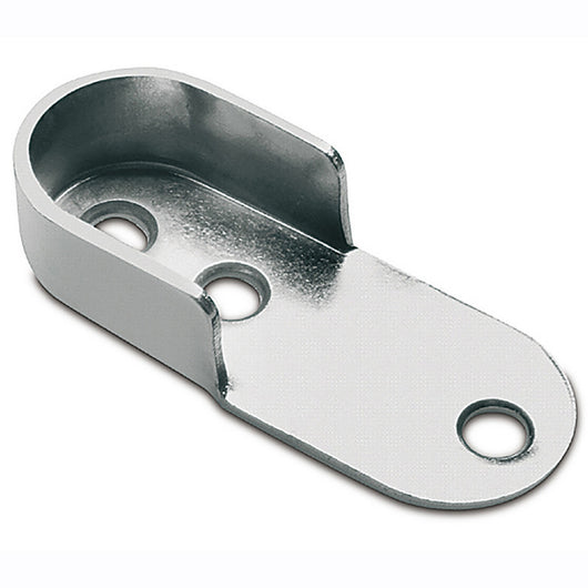 supporto laterale per tubo ovale cromato cod:ferx.99150