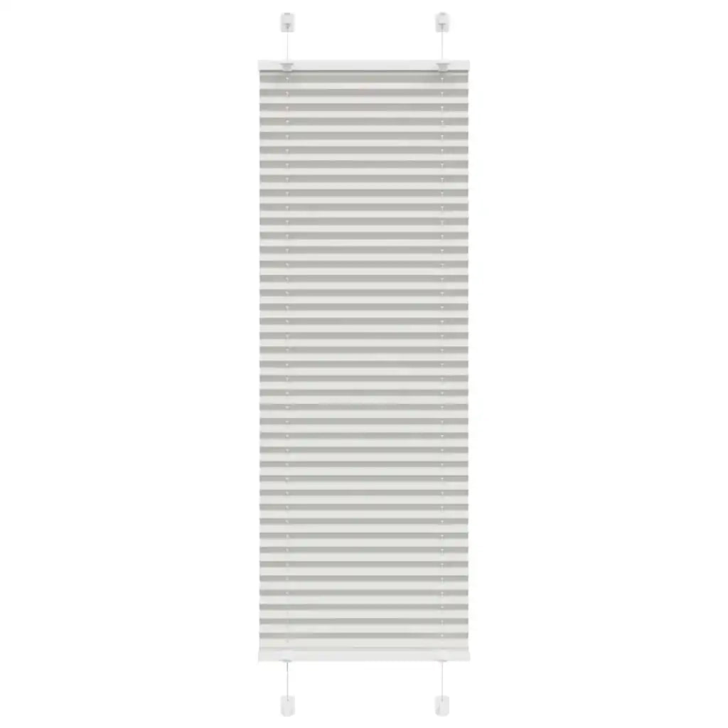 Tenda Plissettata Grigio Chiaro 45x100 cm Larghezza Tessuto