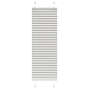 Tenda Plissettata Grigio Chiaro 45x100 cm Larghezza Tessuto