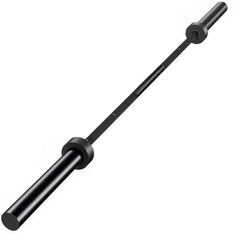 Bilanciere Olimpico in Acciaio, 180 cm, Nero, Portata 200 kg