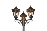 Lampione da Esterno Attacco E27 in Alluminio Ruggine