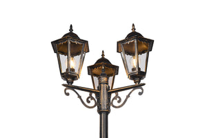 Lampione da Esterno Attacco E27 in Alluminio Ruggine