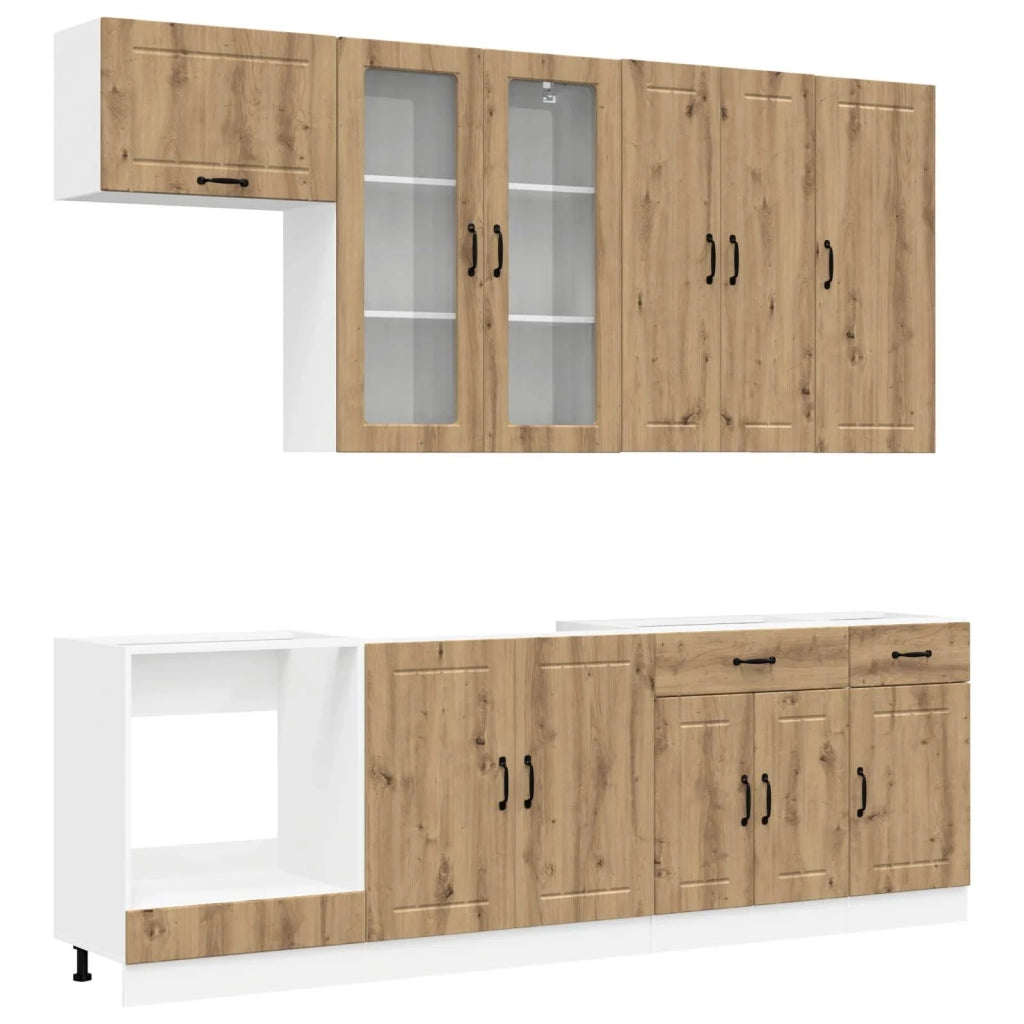 Unità Cucina LUCCA 8 pcs Rovere Artigianale 3438162