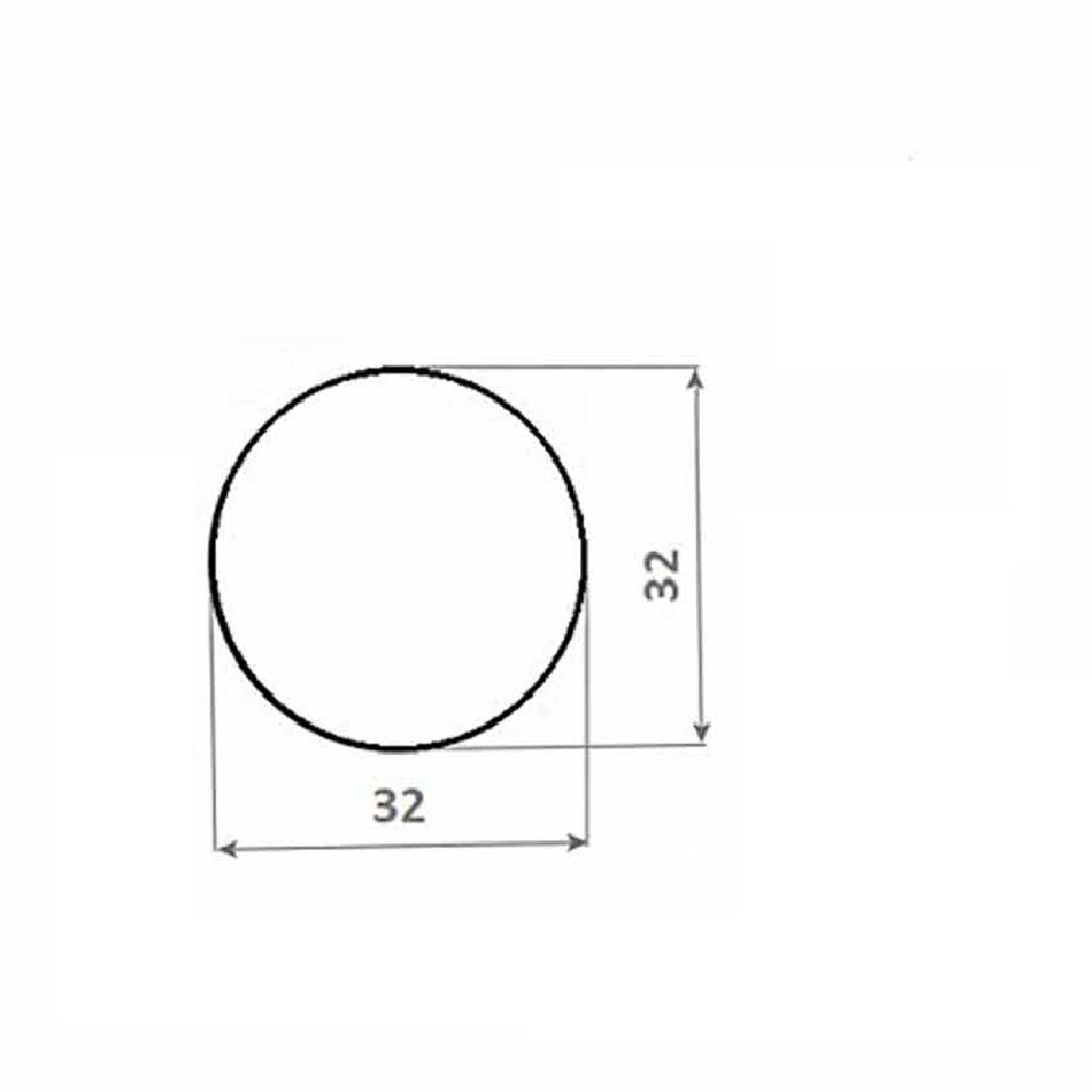 Sgabello da bar h 68 cm in legno noce scuro con seduta rotonda e gambe dritte
