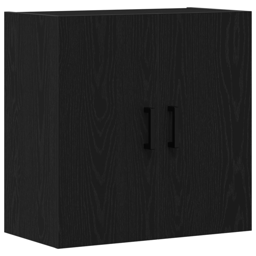 Armadio a muro  Nero Rovere 60x31x60 cm Legno ingegnerizzato