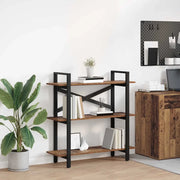 Libreria-Scaffale per Libri-Mobile di Stoccaggio Legno vecchio 100 x 33,5 x 102 cm Legno multistrato