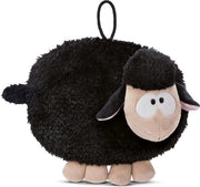 Bottiglia di acqua calda per bambini 350 ml nera 25 cm - Sacchetto di acqua calda morbido e duraturo - Biberon di acqua calda morbido - da 10 mesi in poi - Fless di acqua calda - Fless di notte con coperta in plu.
