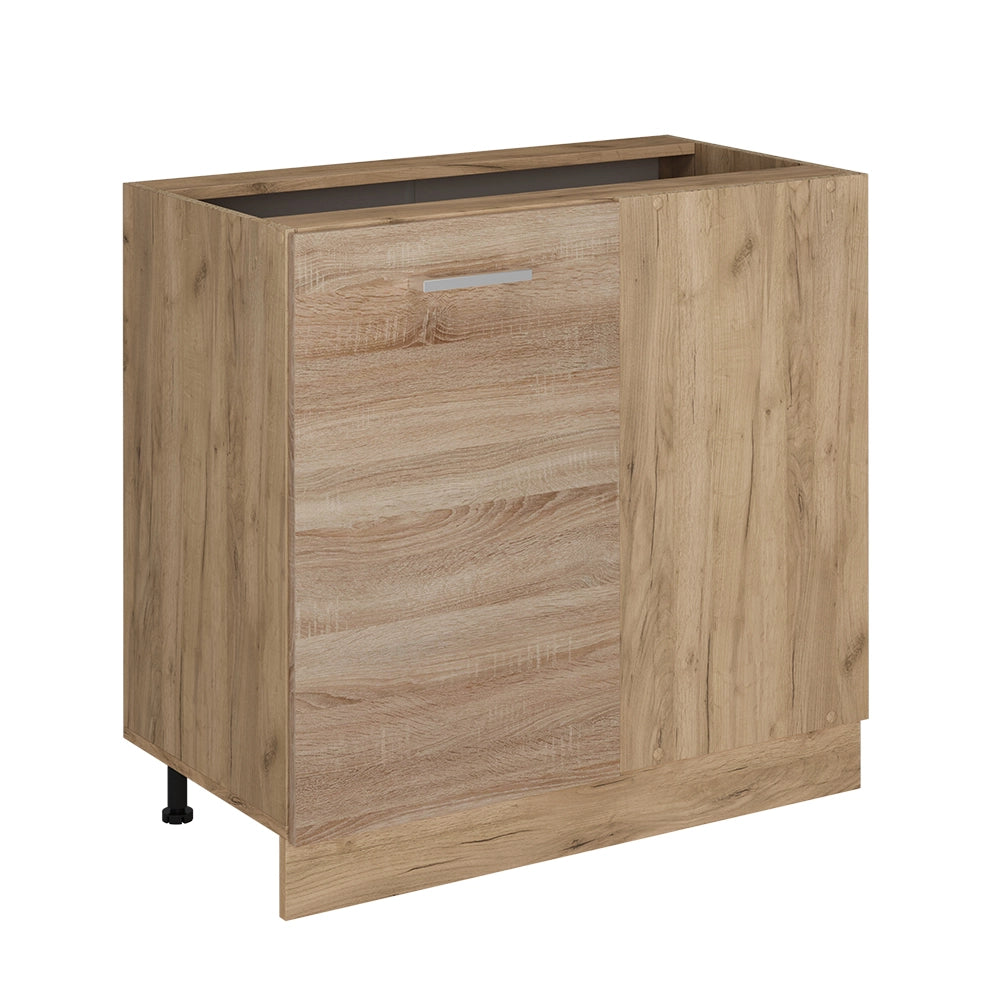 Mobile ad angolo cucina R-Line Sonoma/Rovere dorato 86 cm senza piano di lavoro Vicco