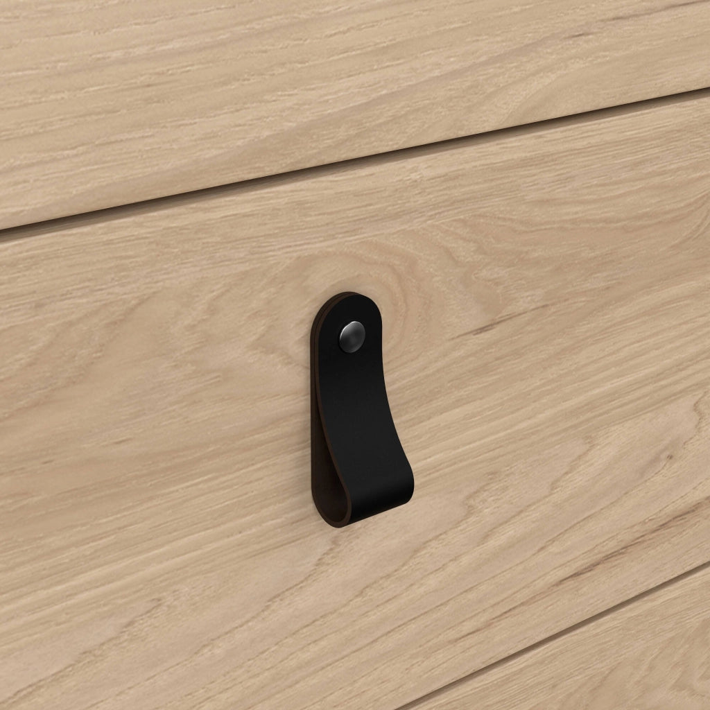 Cassettiera Nicholas, Settimino multiuso, Comò camera da letto, Mobile con cassetti, 82x38 h99 cm, Rovere