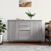 Credenza Grigio Sonoma 101,5x35x70 cm in Legno Multistrato 827210