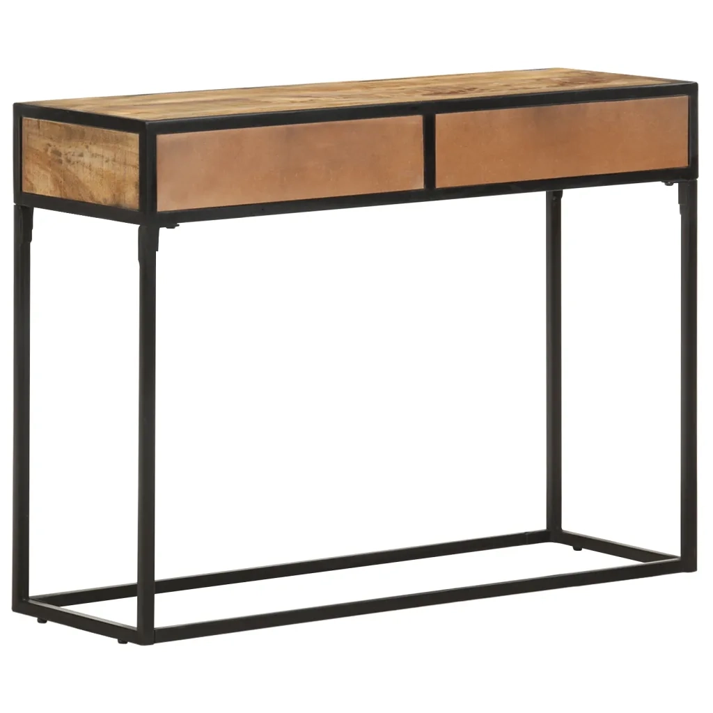 Tavolo Consolle 100x35x75 cm in Legno Massello di Mango cod mxl 54784