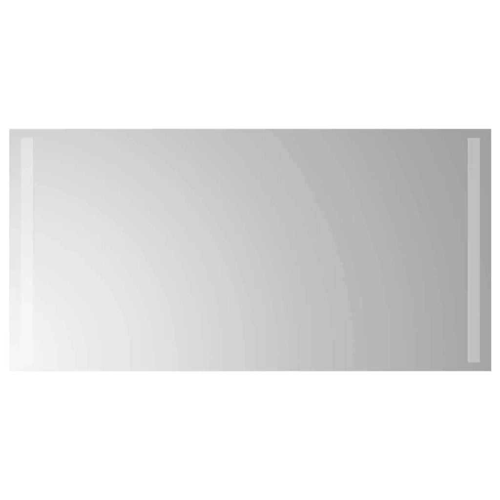 Specchio da bagno LED Trasparente 80 x 40 cm vetro temperato 42045797
