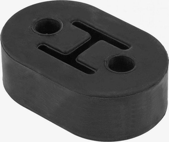 Beugels per Uitlaatpijp in Gomma Montaggio con 2 Fori Grommet Isolatore Nero Per Auto Fumane