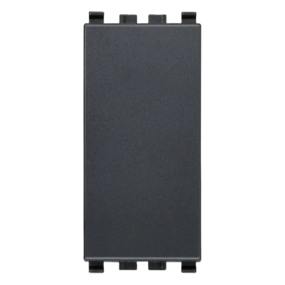 Copriforo vimar eikon 1 modulo accessorio design italiano *** colore grigio, confezione 1