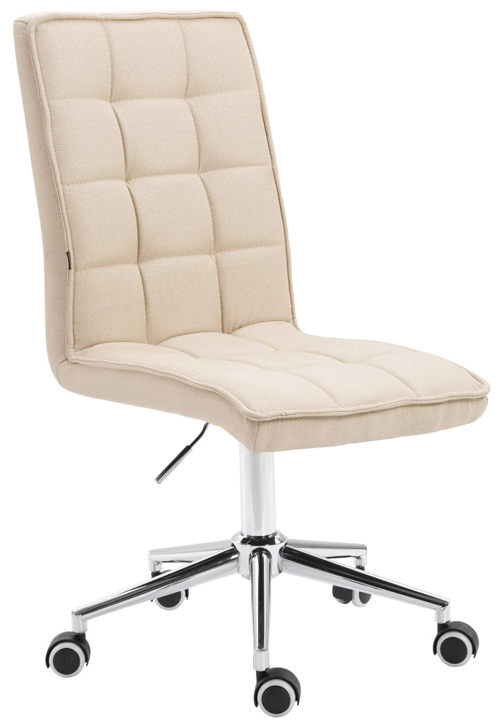 Sedia da ufficio PEKING V2 in tessuto crema